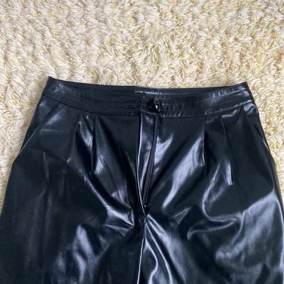 Princess Polly Love Club Black Faux Leather Pants - Picture 9 of 10